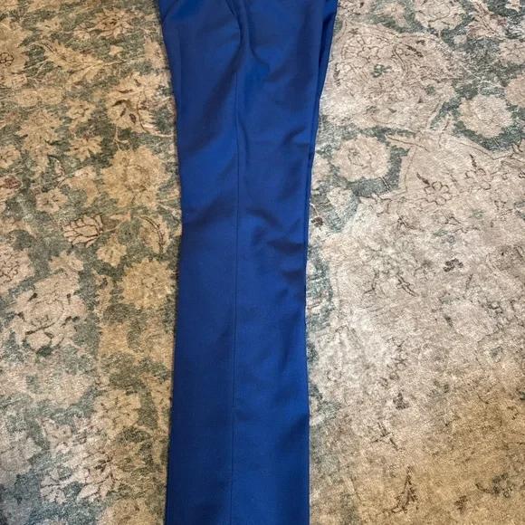 Fendi Men's Royal Blue Wool Dress Pant - Picture 1 of 6